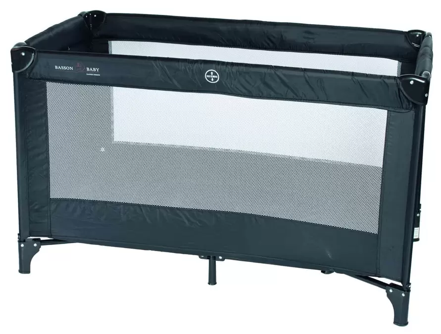 Rejseseng - sort med transporttaske