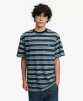 Stribet T-shirt i Oversized Pasform