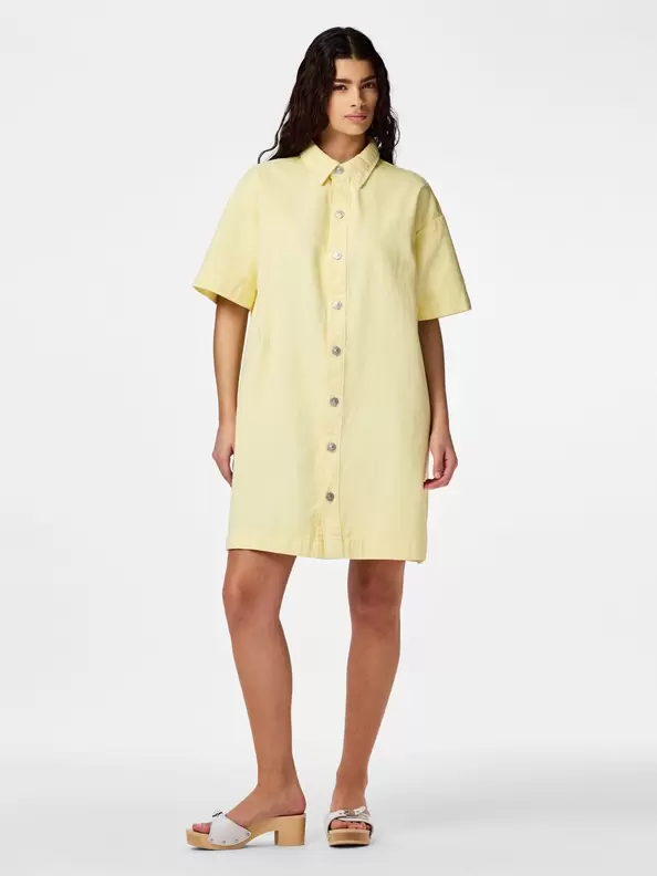 PCSKY A-FORM DENIM KORT KJOLE