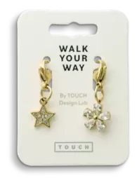 Walk Your Way Stjerne Firkløver Charms Guld