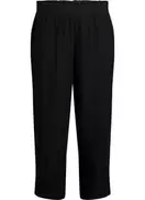 Løse bukser i hør og viskose