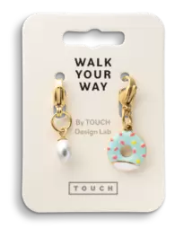 Walk Your Way Perle Donuts Charms Guld