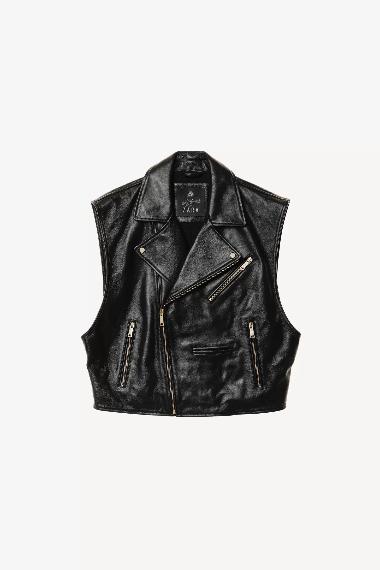 WILLY CHAVARRIA X ZARA BIKER-VEST I SKIND