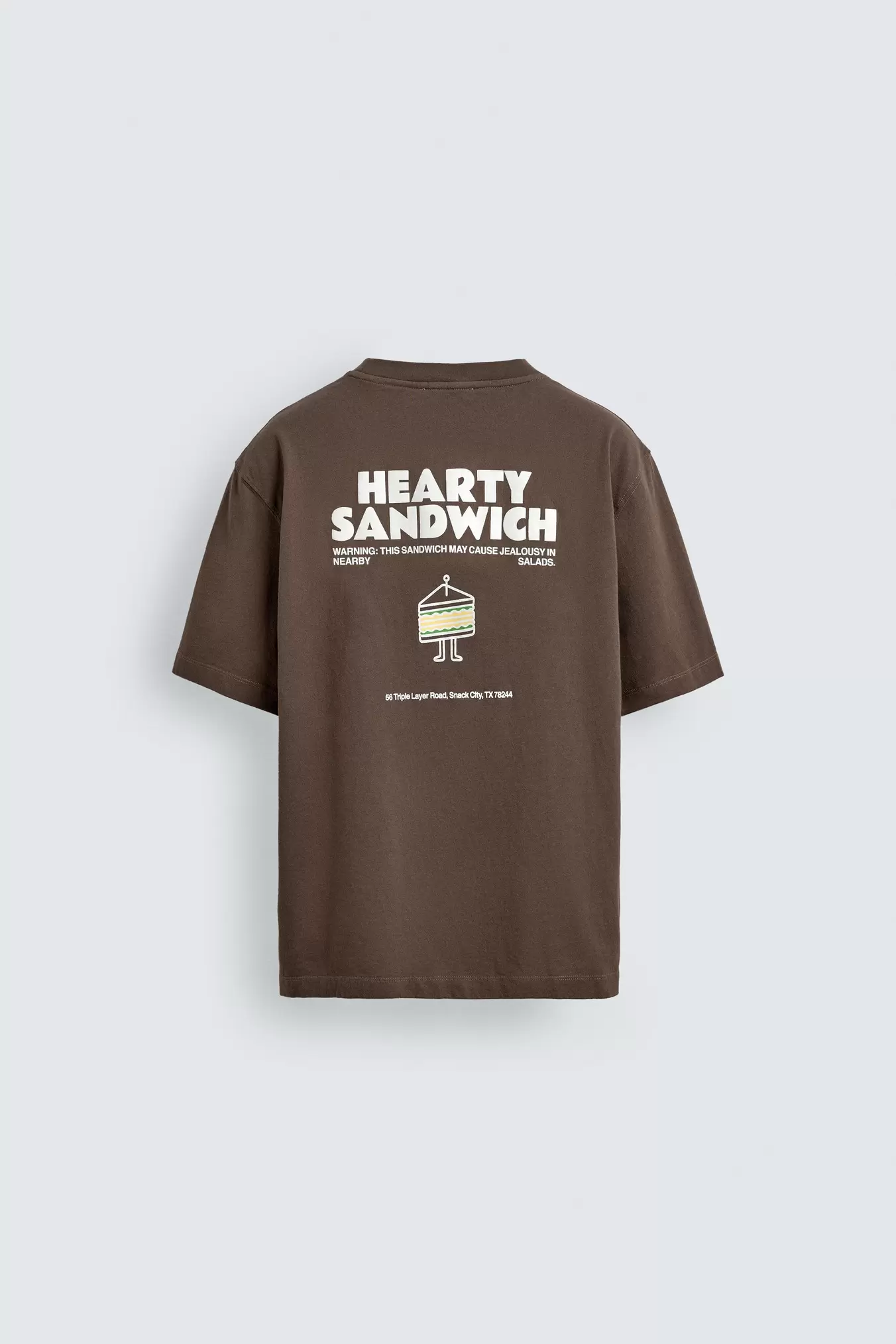 BRODERET SÁNDWICH T-SHIRT