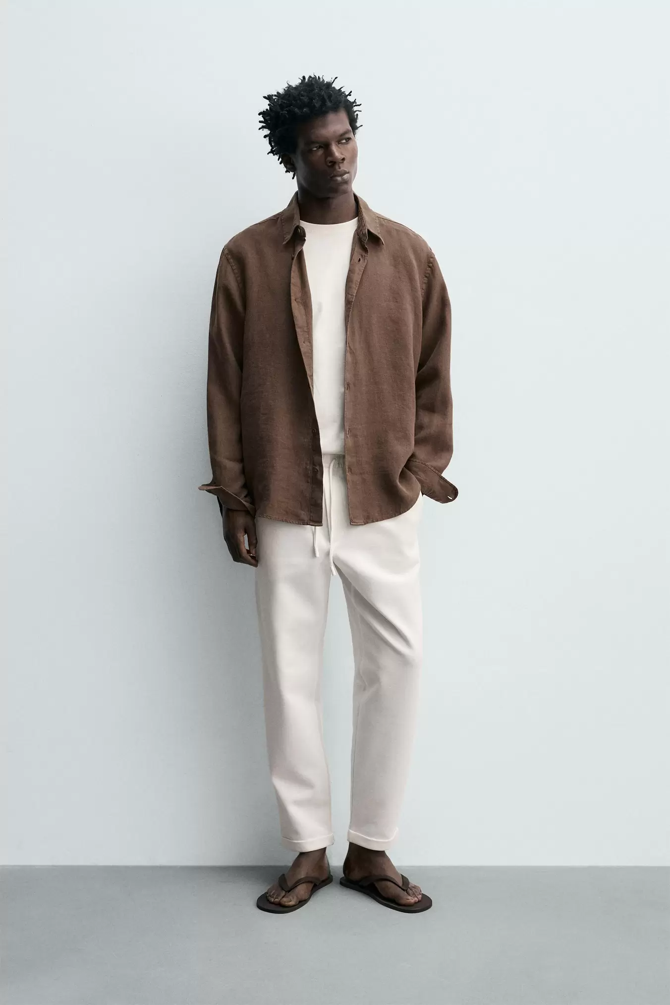 JOGGER-BUKSER MED ELASTISK TALJE EASY CARE