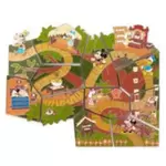 Walt Disney World Swiss Family Treehouse Limited Edition Mystery Pin, Disney Attraction Map Puzzles Series