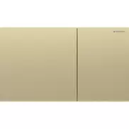 Sigma 70 Square betjeningsplade, børstet messing