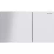 Sigma 70 Square betjeningsplade, hvidt glas