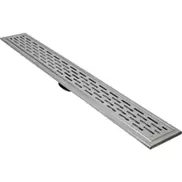 Showerdrain afløbsarmatur, 995 mm, langs væg, rustfrit stål