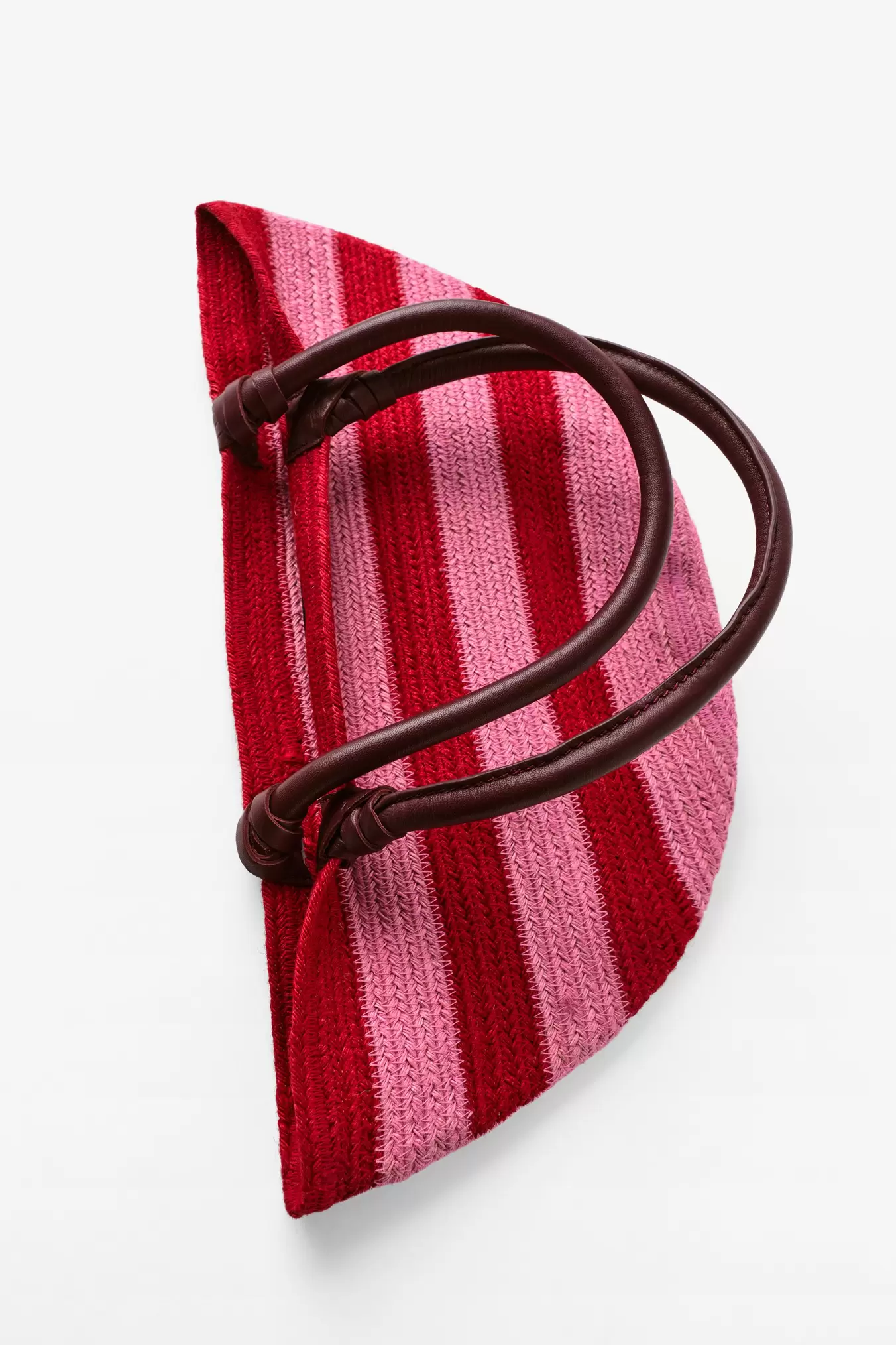 STRIBET TASKE I JUTE OG SKIND