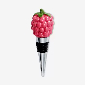 Raspberry wine stopper