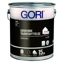 Gori 612 træbeskyttelse 5ltr kulsort dækkende 80612-30500-13