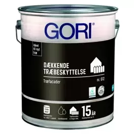Gori 612 træbeskyttelse 5ltr kulsort dækkende 80612-30500-13