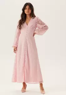 Embroidered Midi Dress