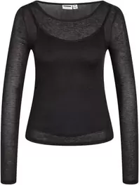 NMNUSA L/S DOUBLELAYER TOP