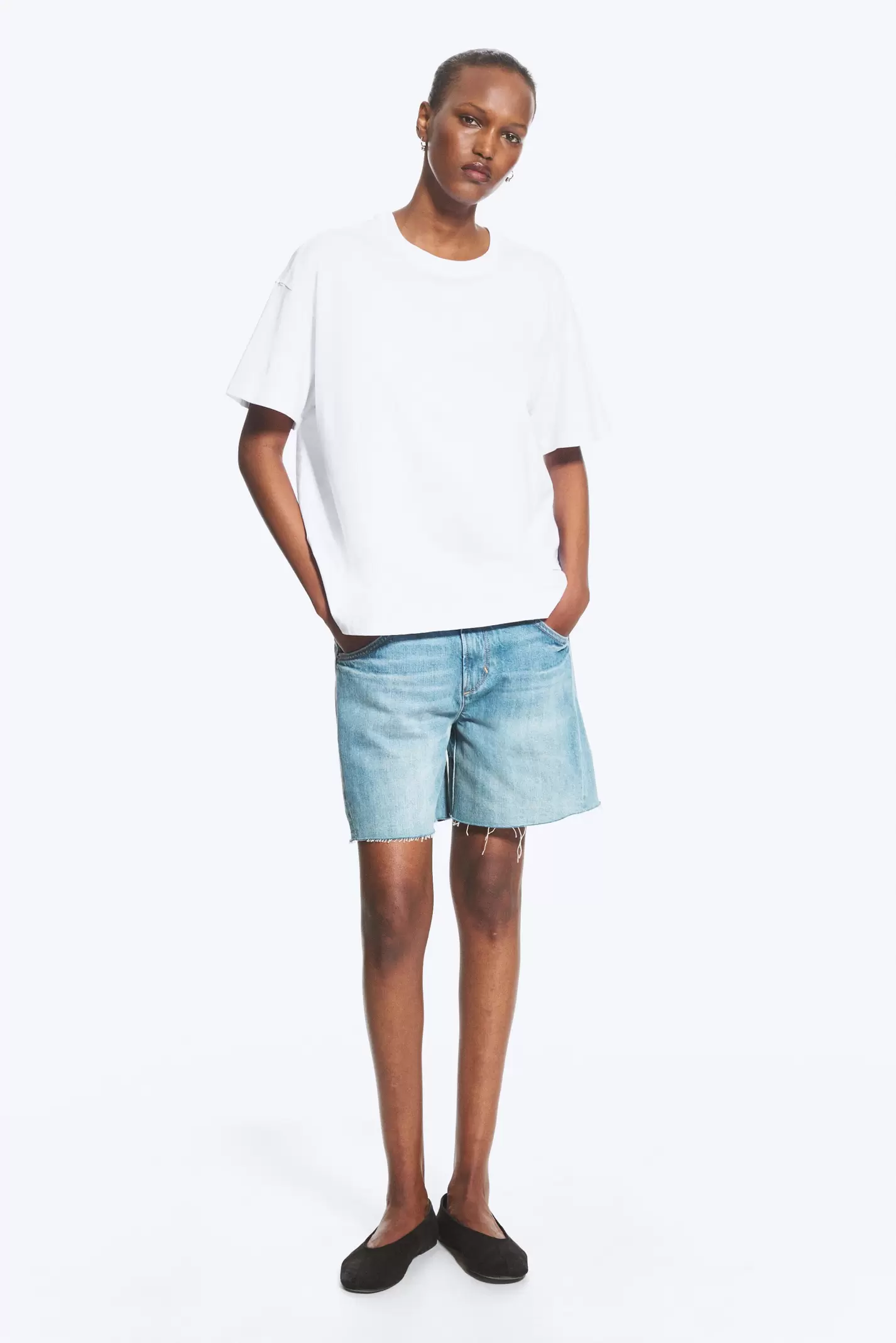 RELAXED BOXY COTTON T-SHIRT