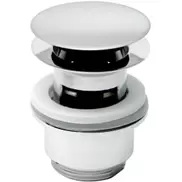 Bundventil, push-open, krom