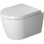 Me by Starck Compact væghængt toilet, uden skyllekant, rengøringsvenlig, hvid