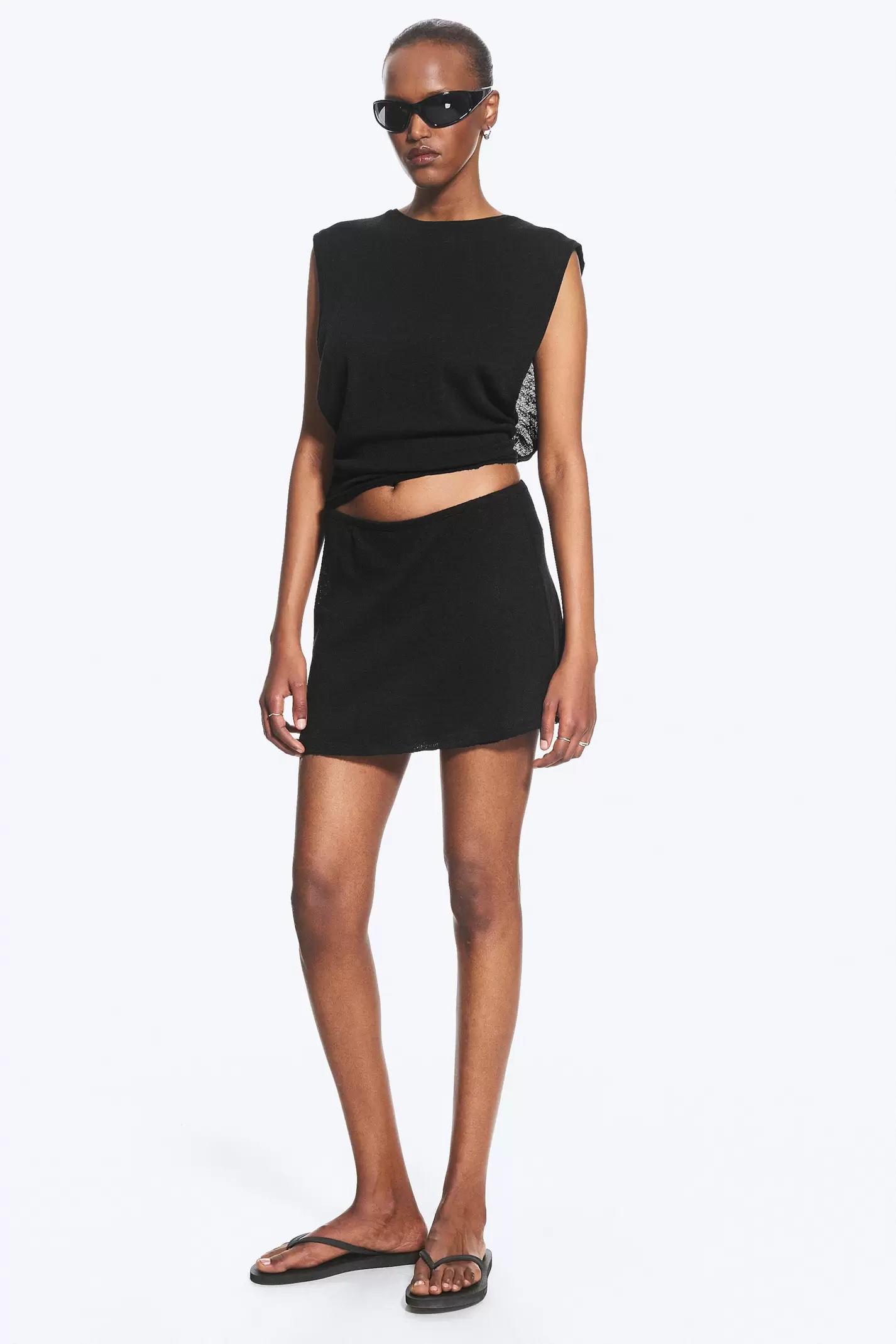 COTTON MINI SKIRT