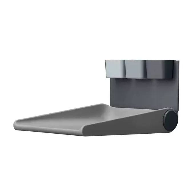 Wally™ væghængt puslebord - Dusty Grey