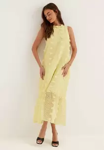 Vipalma S/L O-NECK ANKLE DRESS