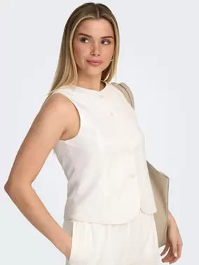 ONLGOA Hør Tailored vest