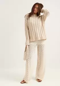 Wide Lace Trousers