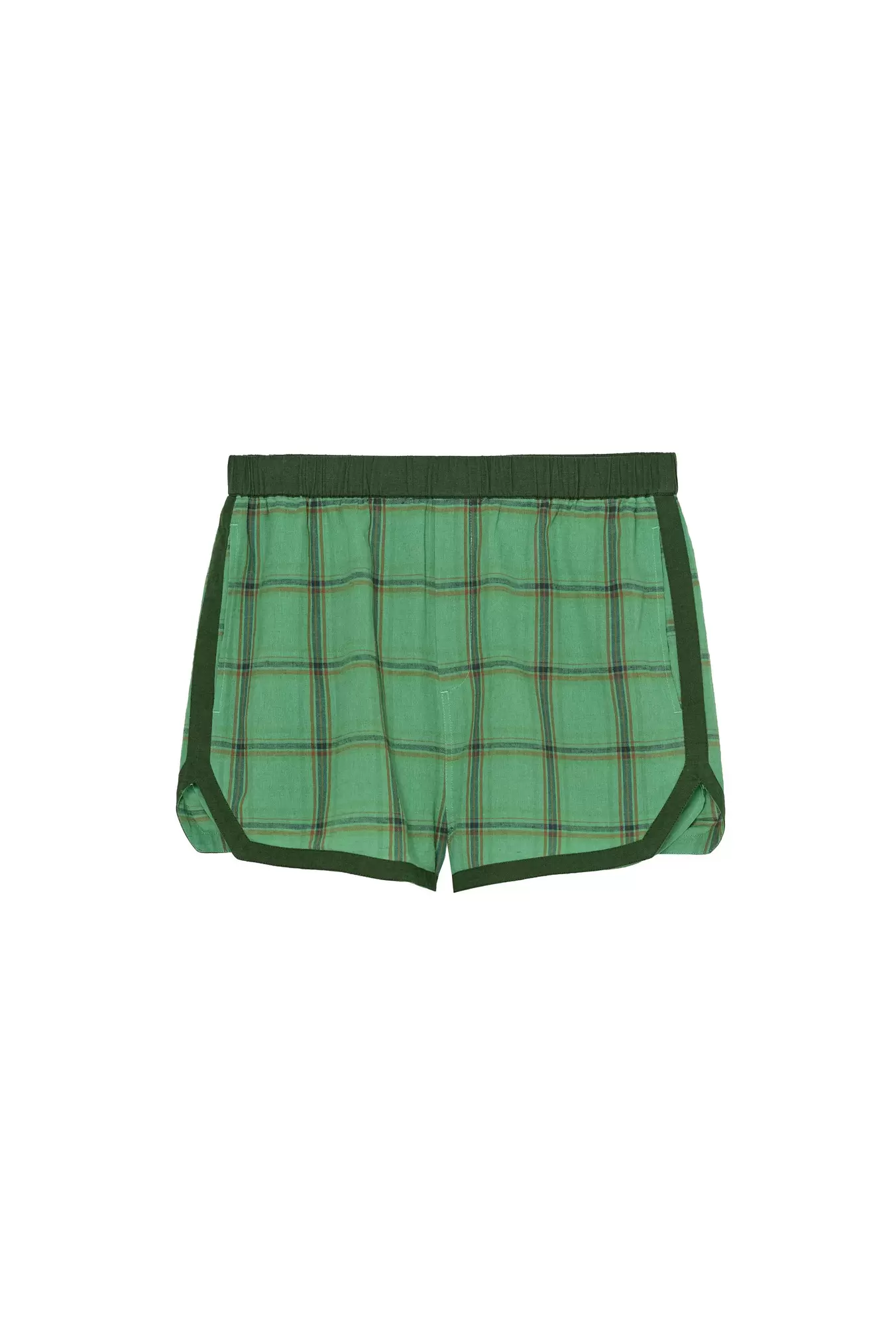 BERMUDASHORTS MED KONTRASTSTRIBET TERN