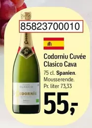 Codorniu Cuvée Clasico Cava 85823700010