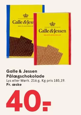 Pålægschokolade