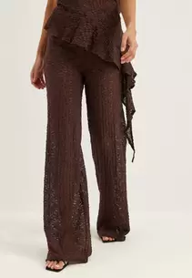 Wide Lace Trousers