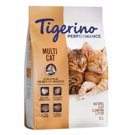 Tigerino Performance Multi Cat kattegrus - babypudderduft