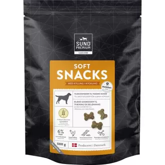 Sund Premium snack, hund med kylling 500 g