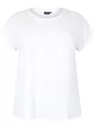 Kortærmet t-shirt i bomuldsblanding