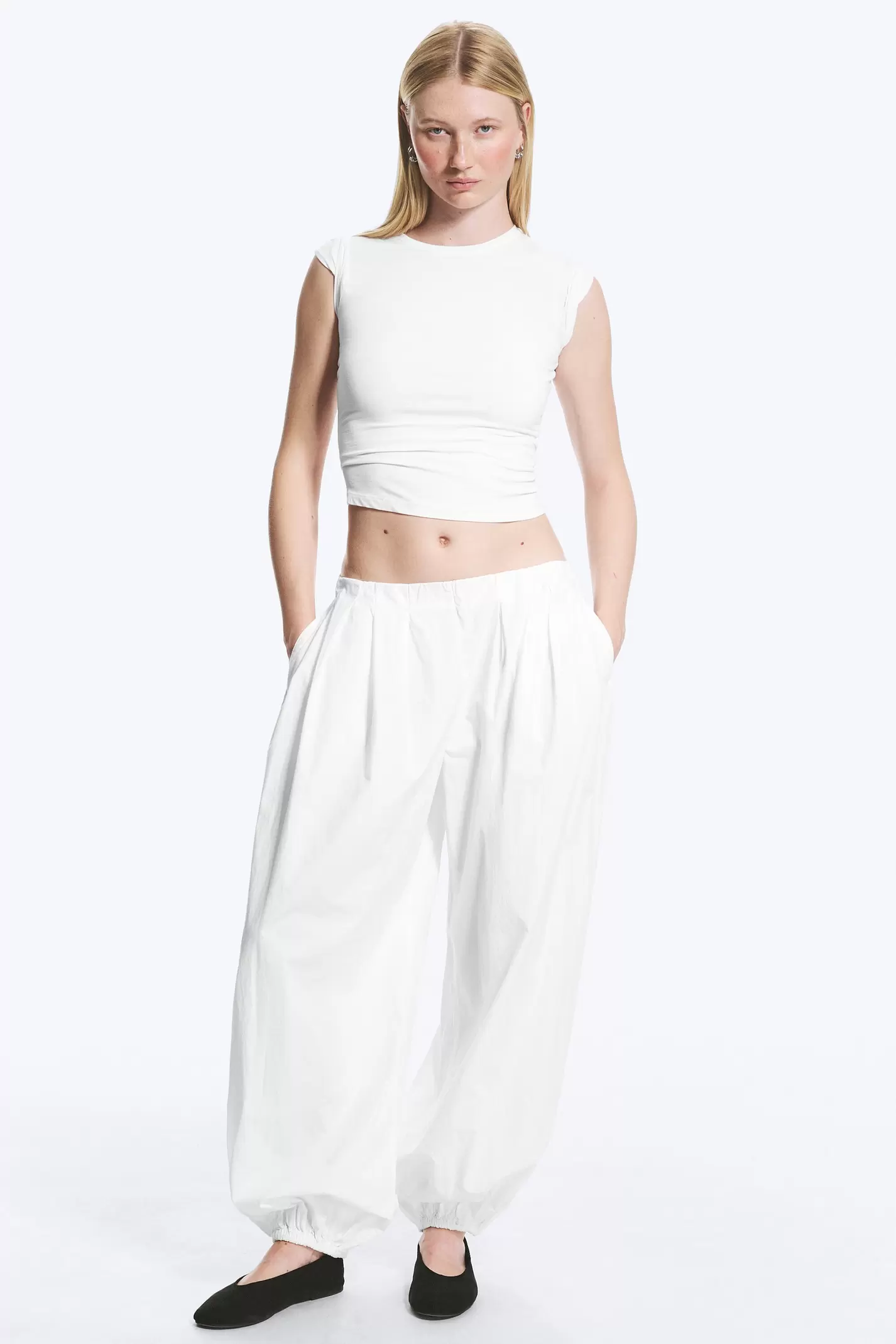 BALLOON COTTON TROUSER