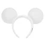 Mickey Mouse White Ears Headband For Adults