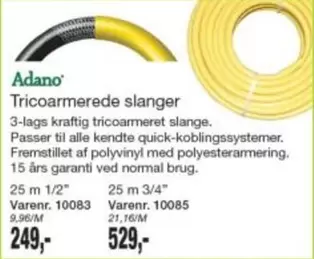 Tricoarmerede slanger