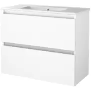 Basicline møbelpakke, 80x39 cm, hvid højglans