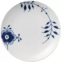 Blå Mega Riflet 19 cm. coupe tallerken