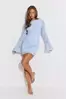 Embroidery mini dress