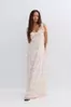 Frill maxi dress