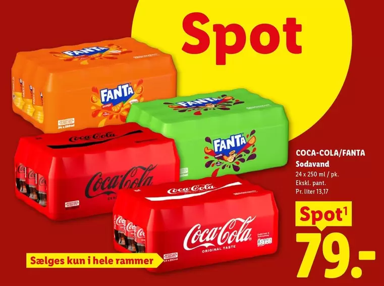 Coca Cola - COCA-COLA/FANTA Sodavand