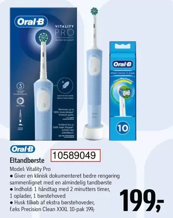 Oral B - Vitality Pro El tandbørste