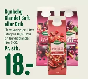 Blandet Saft eller Drik
