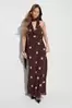Scarf maxi dress