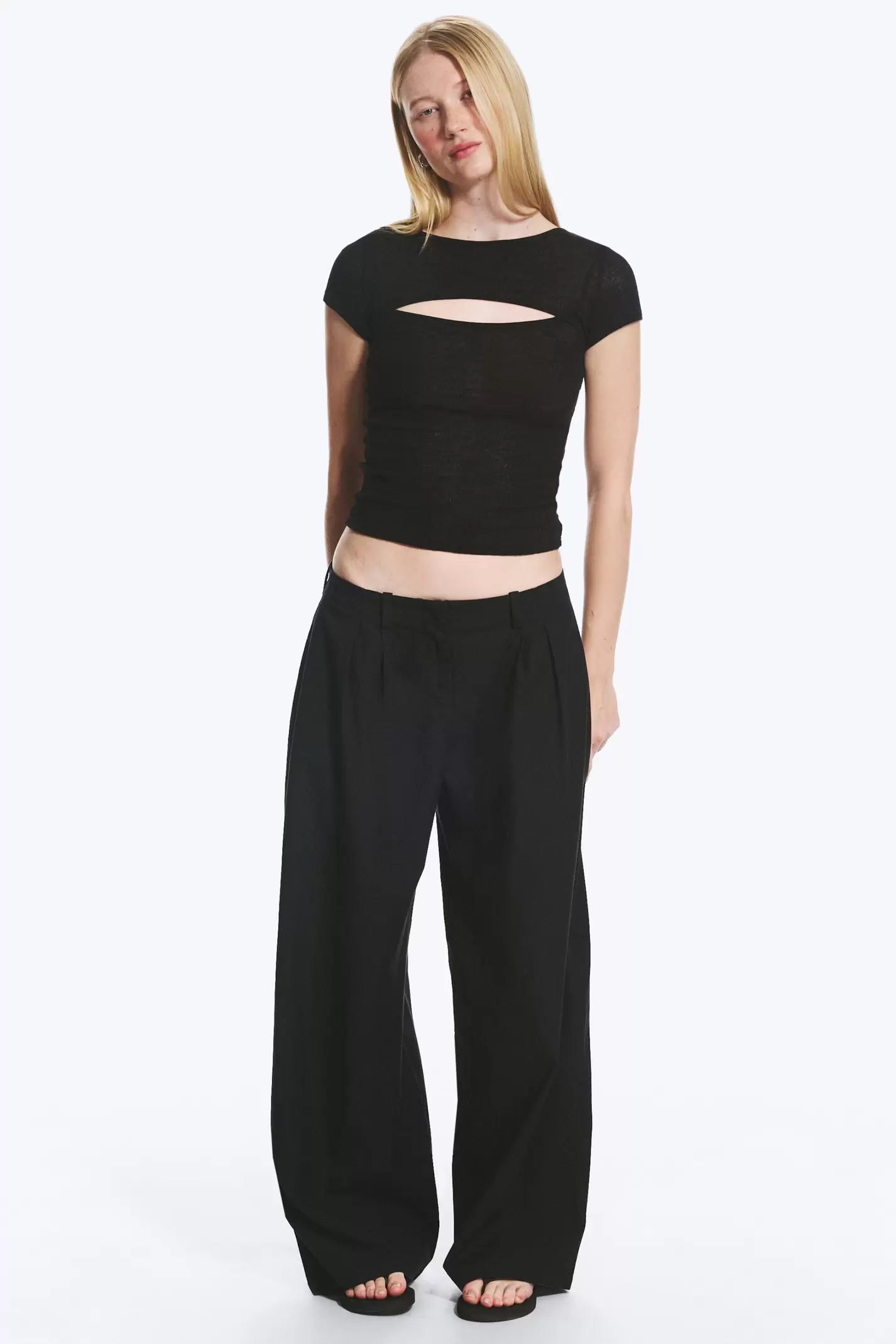 AYA PLEATED TROUSERS