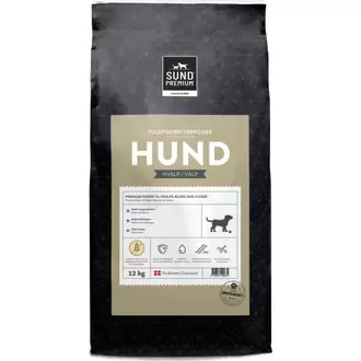 Sund Premium hvalpefoder med kylling 12 kg