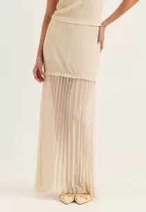 Strucure Combined Maxi Skirt