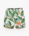 Hawaiian Print 16-inch Badeshorts