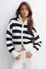Knitted zip cardigan